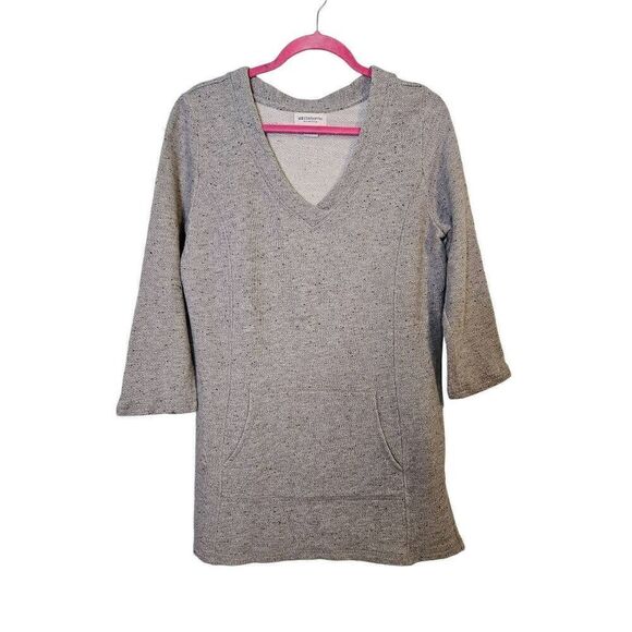 Liz Claiborne Tops - Liz Claiborne Weekend long gray speckled sweatshirt. Size L.